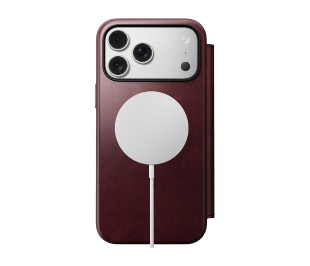 Nomad Modern Leather Folio do iPhone 17 Pro Max MagSafe burgund - 1362228 - zdjęcie 5